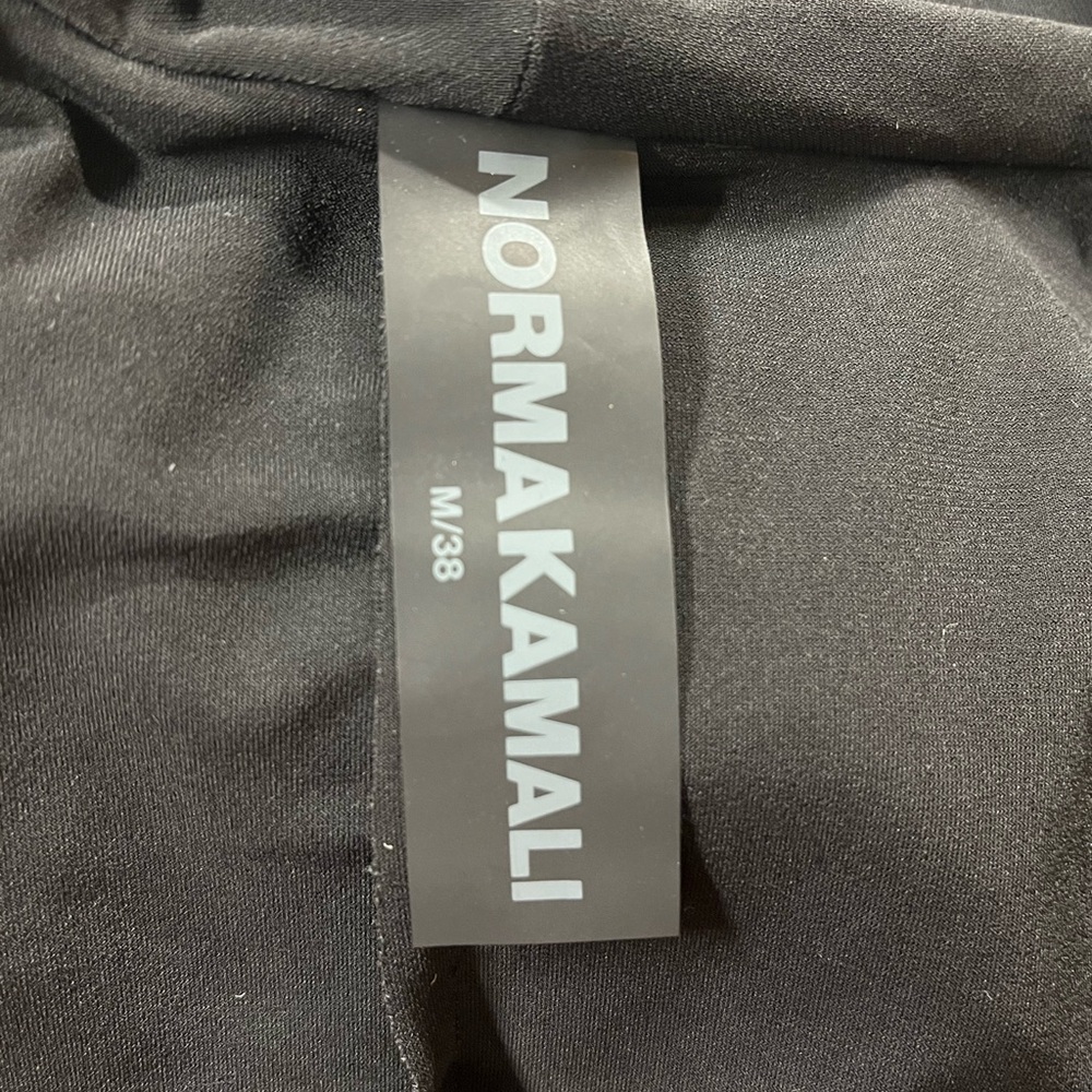 Norma Kamali - Long Sleeve Side Drape Dress - Black - Medium - New without tags - Picture 6 of 8